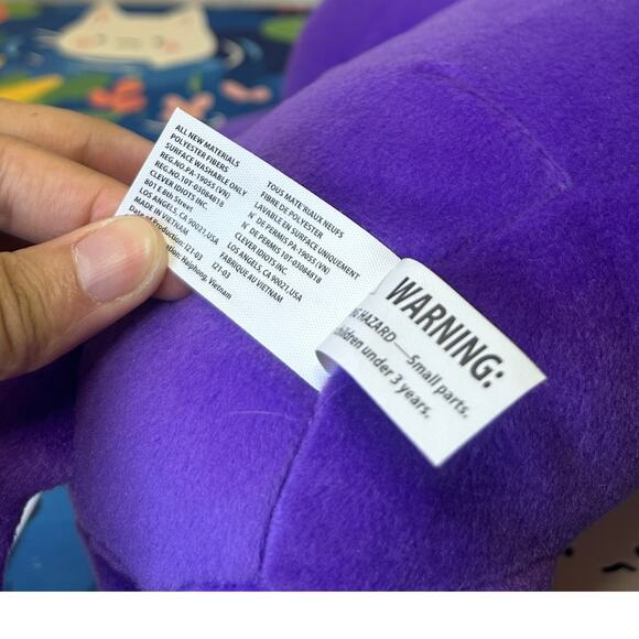 NEW Sailor Moon Luna Laying Down Purple Kitty Cat Plush Stuffed Animal Toy Doll - Picture 8 of 12